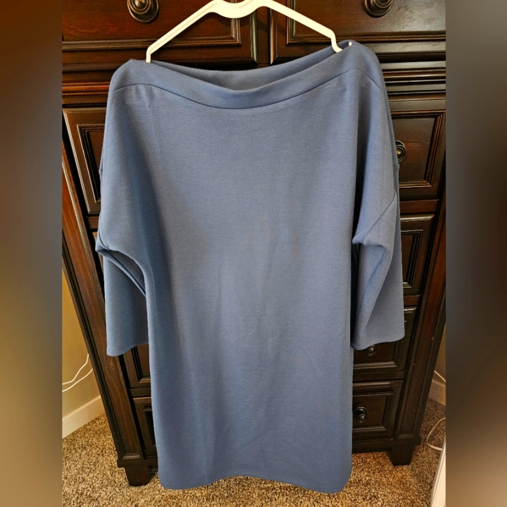 Blue Off-Shoulder Dress New With Tags